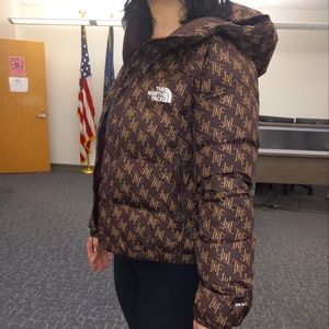 The North Face Logo Brown 600 Coat Small
